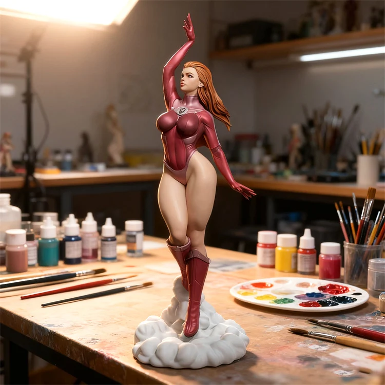 

LinDeekin D222 Индивидуальные 3D гаражные комплекты Неокрашенная фигурка GK Модели Белая смола Несобранные головоломки модели персонажей