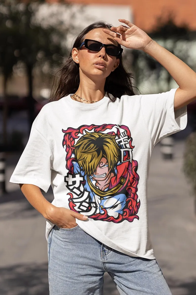 Legendary Chef Anime Unisex T-shirt - Japanese Manga Style, 2000s Era, Culinary Hero, Otaku Apparel, Adventure Gift, Grand Line