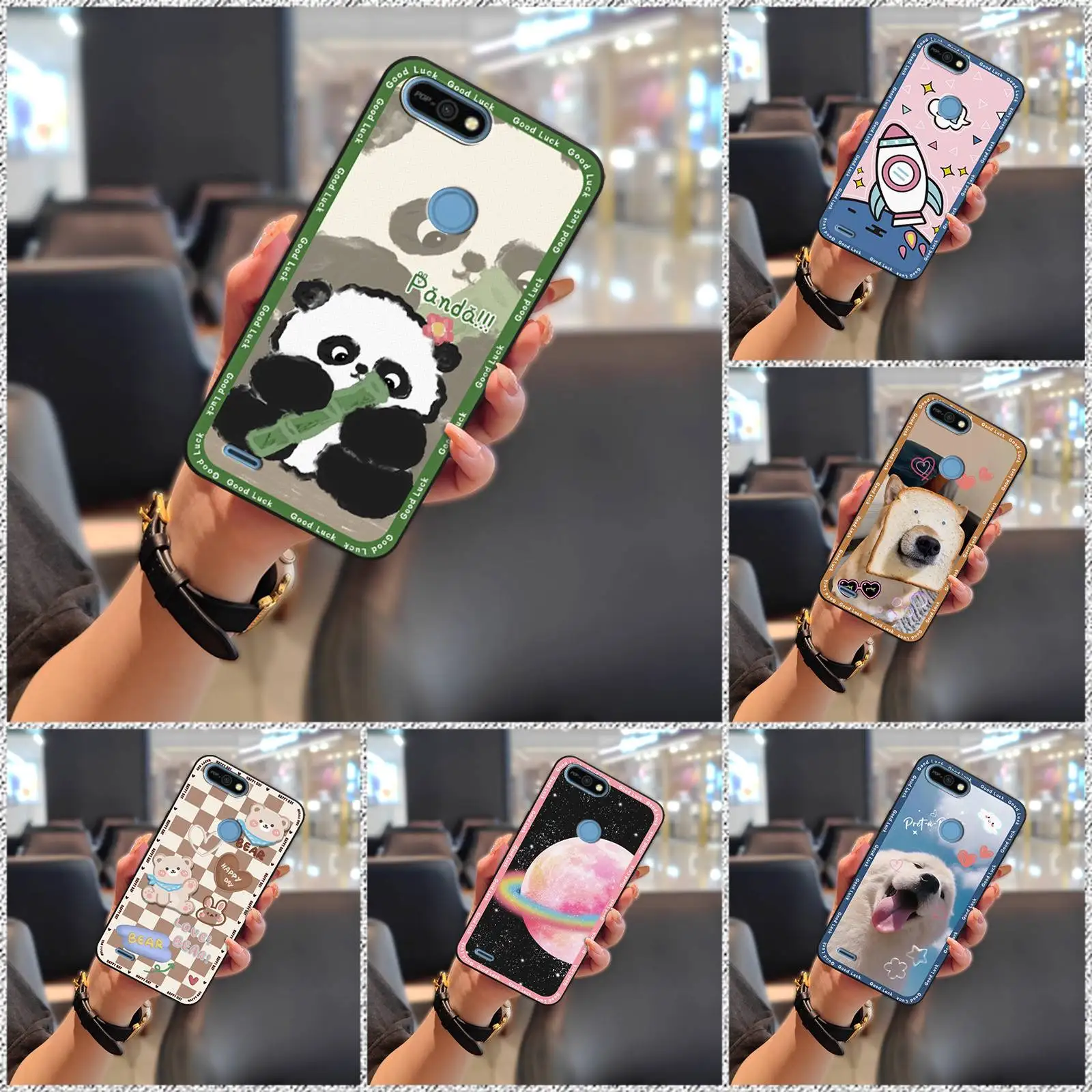 Anti-dust Graffiti Phone Case For Tecno POP2F/B1F Soft case Durable Mobile Case Shockproof Cover Fashion Design Cute