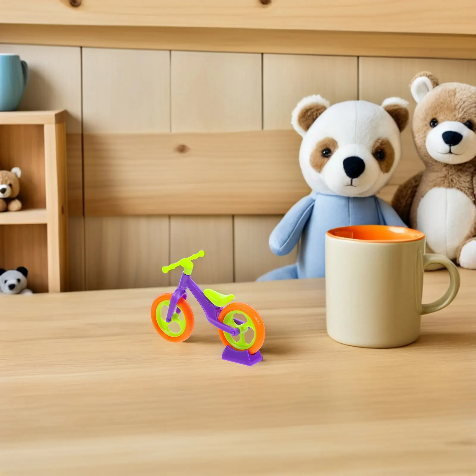10Pcs Kit for Children DIY Assembly Simulated Miniature Bicycle Creative Learning Finger Coordination Play