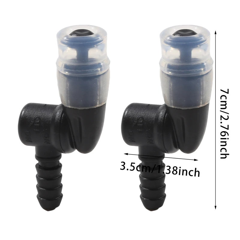 2pcs Hydration Drink Pack Replacement Bite Valve Nozzle Mouthpiece Outdoor Sports Water Bag For Cycling Mouthpiece Replacement