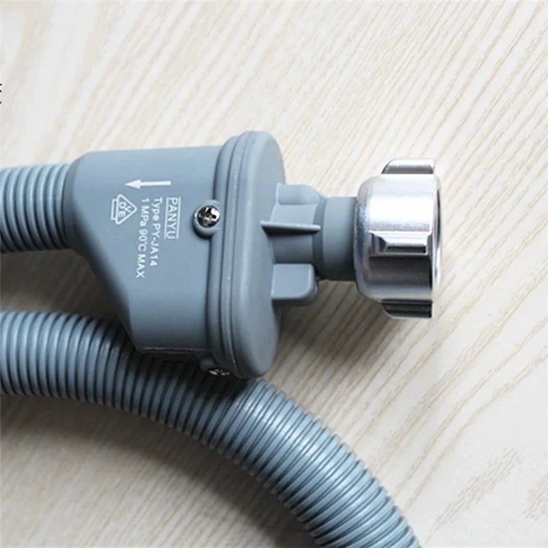 ABZA-خرطوم الغسالة 1.5 متر 3/4 بوصة مدخل توقف المياه بما في ذلك خرطوم صمام الأمان #2