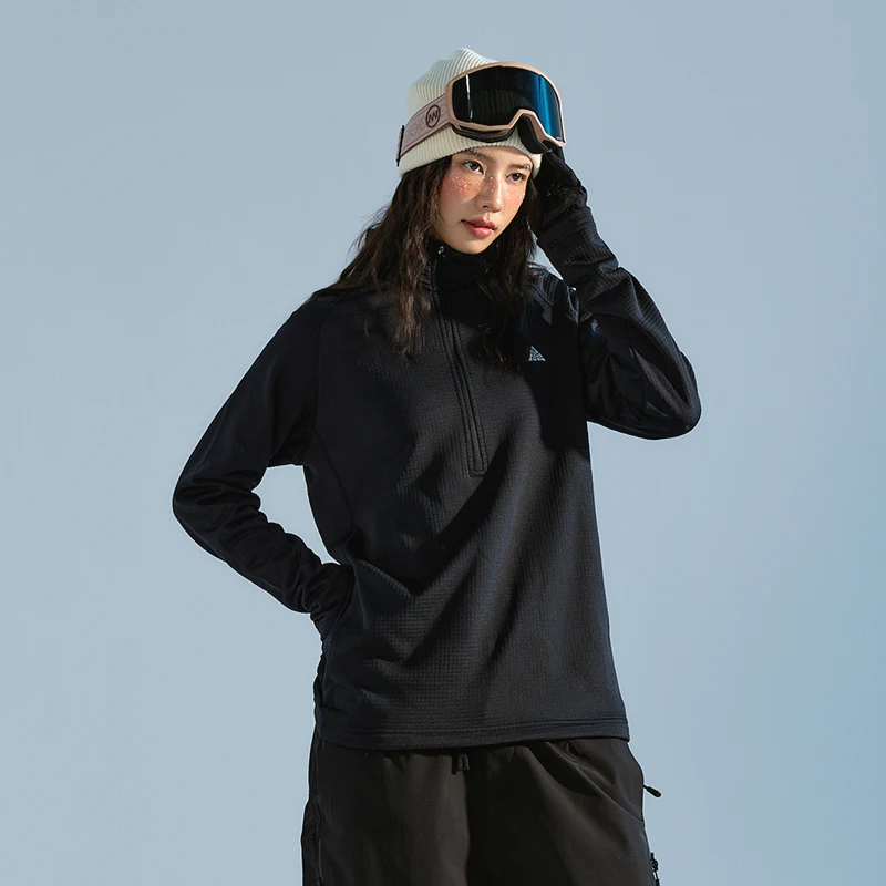 

Snowboard Ski suit fleece liner Women's breathable moisture removal jacket liner Men's fleece jacket