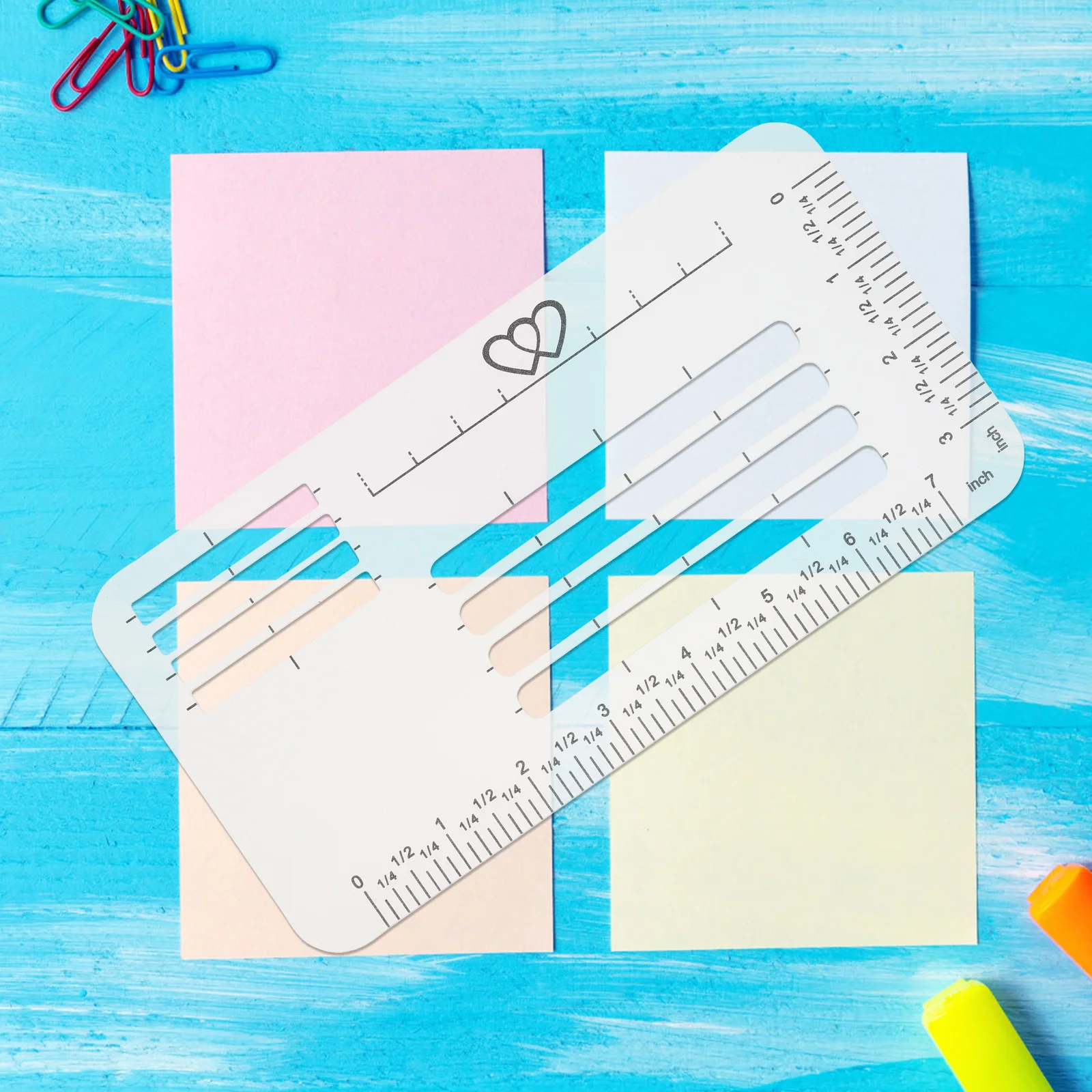 4pcs Greeting Card Templates Plastic Addressing Guide Stencil For Envelop Making Diy Lettering Hollow Out Template Drawing Tool