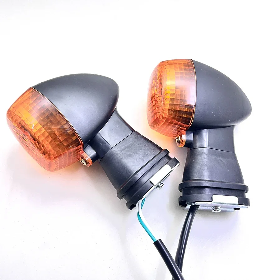 For kawasaki Ninja 500 500R EX500 GPZ500/S GPZ1100 ZZR600 ZR-7S Motorcycle Turn Signal Indicator Yellow Light 2PCS ABS Flashers