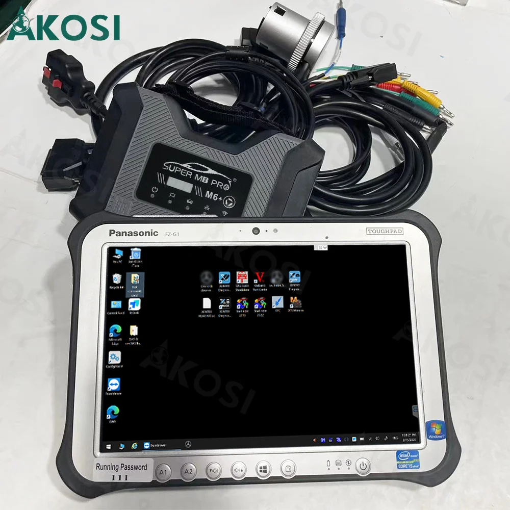 DoIP VCI M6 Super MB Pro M6 Wireless Star Diagnosis Tool Full Function FZ G1 tablet ready to use