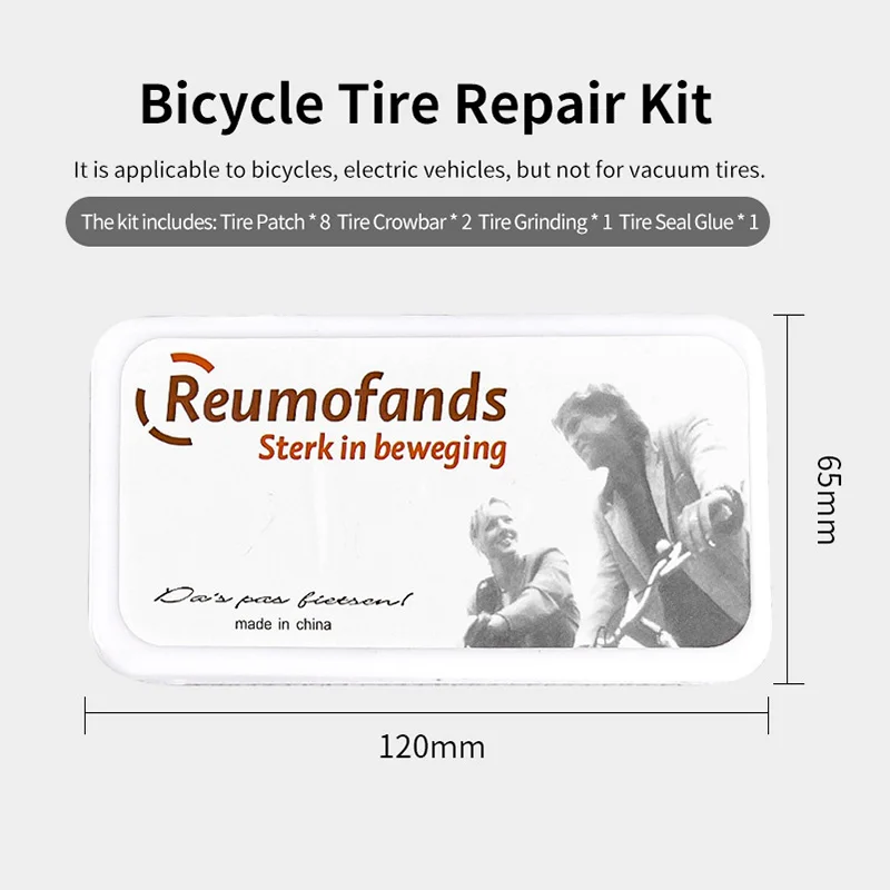 Bicycle Flat Tire Repair Kit Tool Patch Rubber Portable Fetal Tire Fix Kit Inner Tube Patching Tyre Filler Glue Set Accessories