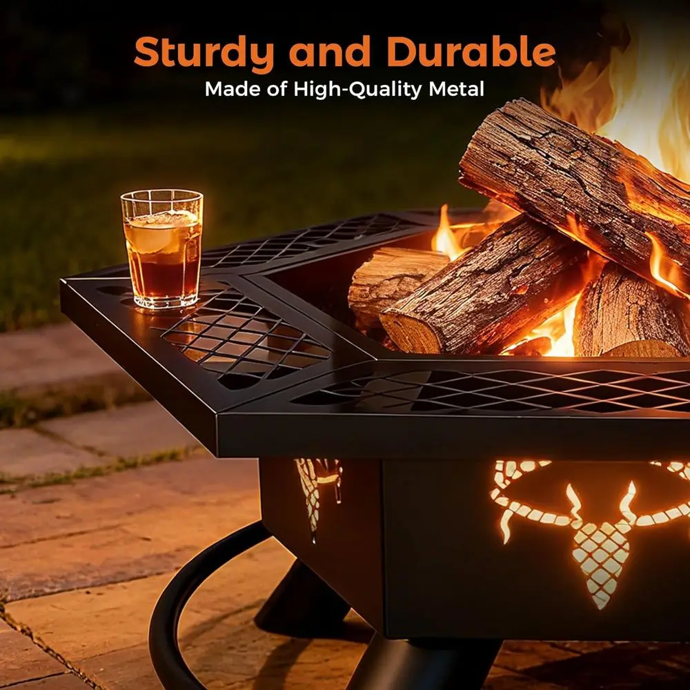 Outdoor Fire Pit Grill 5