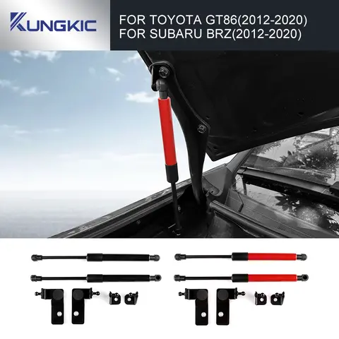 Para Subaru BRZ Toyota GT86 ZN6 ZC6 2012 2013 2014 2015 2016 2017 2018 2019 2020 amortiguadores de capó capó delantero puntales de Gas soportes de elevación varilla brazos resortes choque