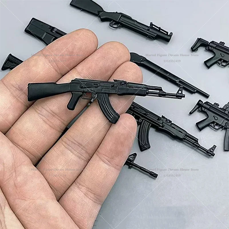 1/12 Scale Male Accessory Miniature Replica‌ Small-scale Submachine Gun Model‌ For zytoys ZY6001 6-inch Action Figure Soldier