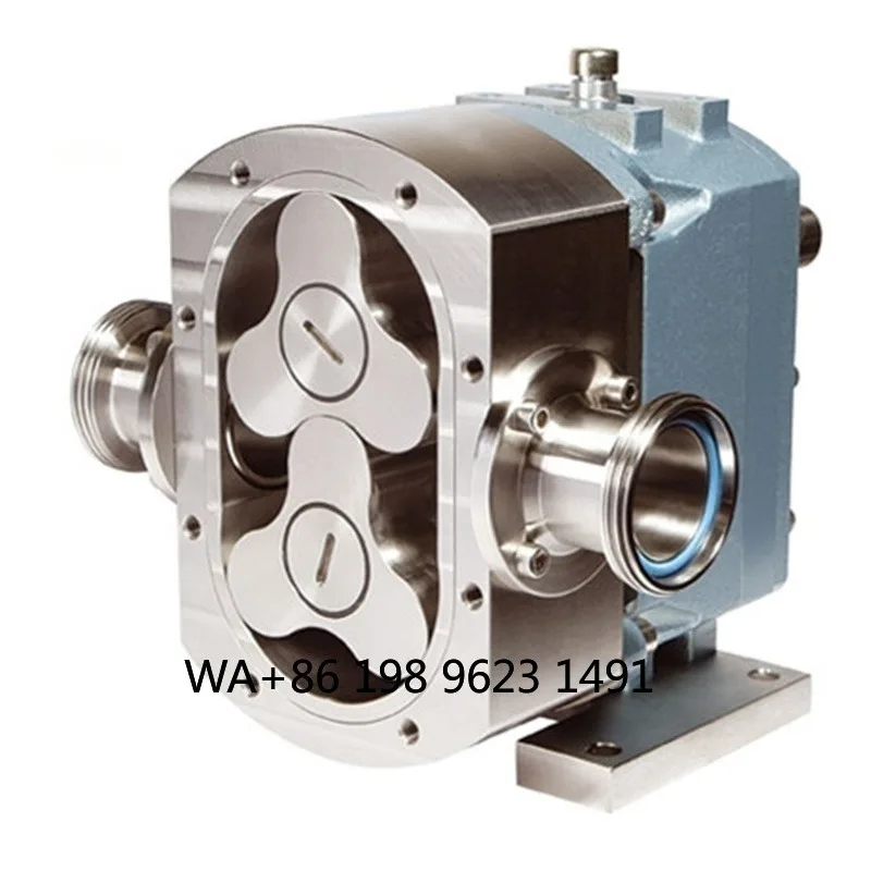 304 Stainless Steel Food Grade Lobe Pump for Honey Sauce Milk Chocolate Transfer Pump