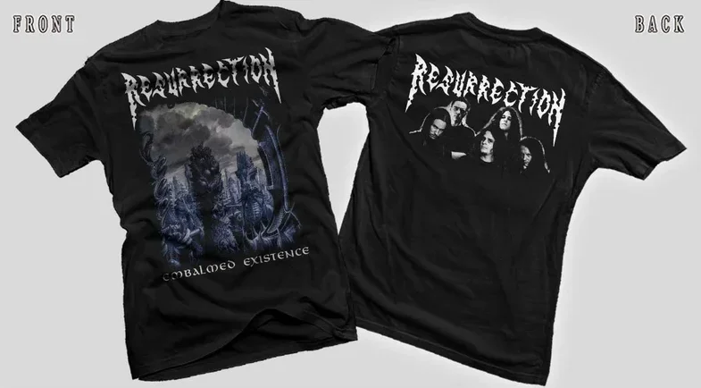 New Dtg / Dtf printed t-shirt - Resurrection' - Embalmed Existence' SIZE S-5XL