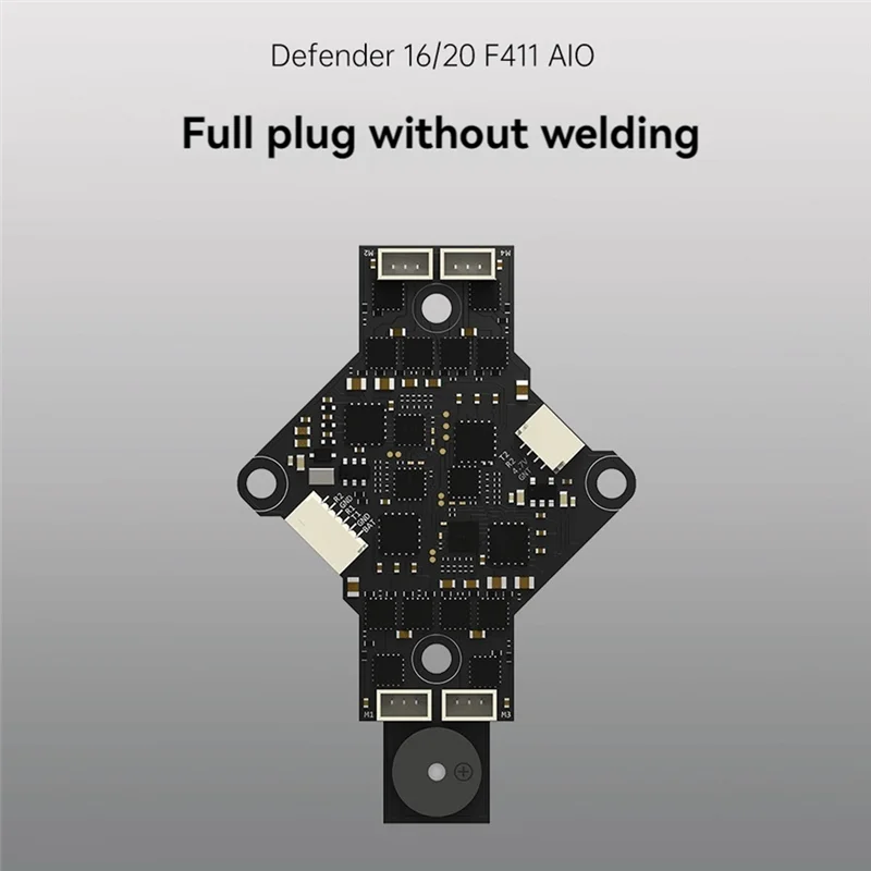 Defender-16 / Defender-20 F411 AIO 2-3S 20A แบบบูรณาการการควบคุมการบิน ESC STM32F411 MCU สําหรับ FPV Drone