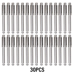 30pcs Dental Mandrel Soflex Flexi Disc Fit RA Shank Clip Polishing Disk Holding Rod Tool 2.35mm Disc Chuck