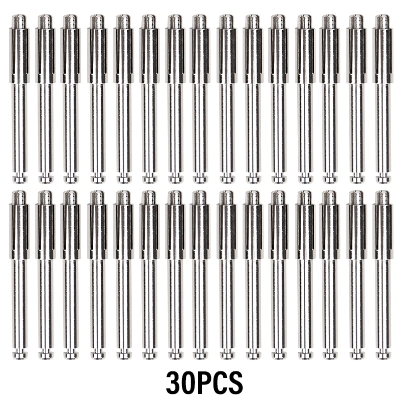 30pcs Dental Mandrel Soflex Flexi Disc Fit RA Shank Clip Polishing Disk Holding Rod Tool 2.35mm Disc Chuck