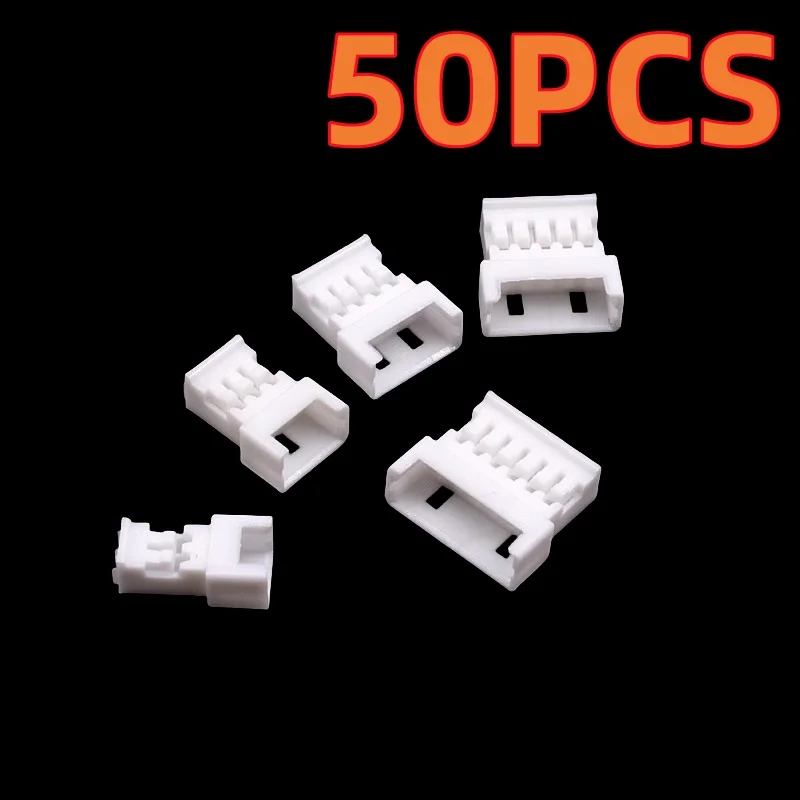 1.25mm female shell connector air docking plug female head rubber shell 2p3p 4p 5p 6p connector