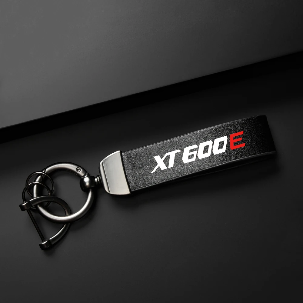 High-Grade leather Keychain Holder Keyring Motorcycle Accessories Key chain For YAMAHA XT 600 E XT600 600E XT600E
