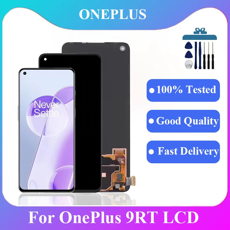 

Original Amoled / TFT 6.62 Inch For OnePlus 9RT 5G MT2110 MT2111 LCD Display Touch Screen Digitizer Assembly Replacement