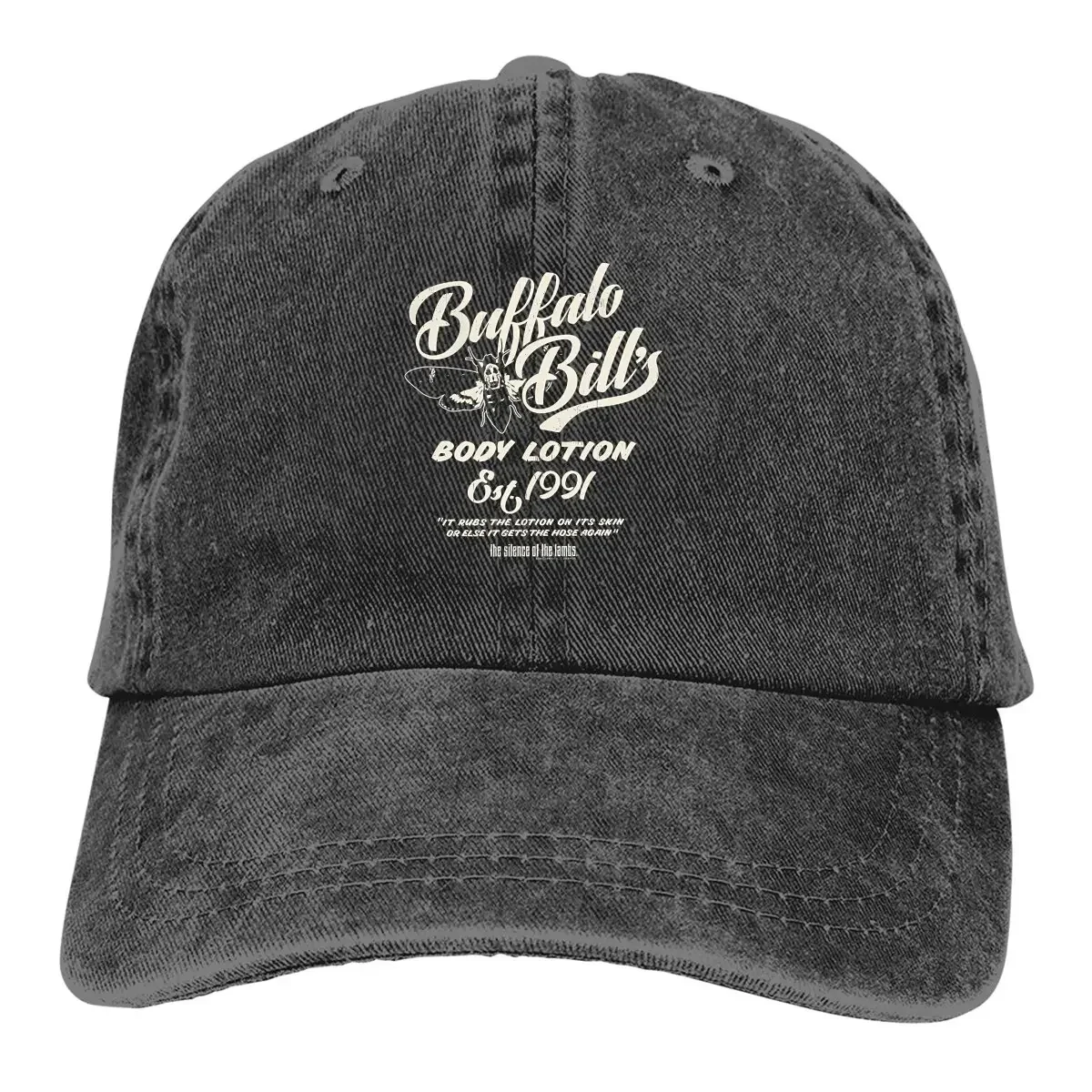 Washed Men's Baseball Cap Buffalo Bill Body Lotion Trucker Snapback Cowboy Caps Dad Hat Silence Of The Lambs Hats