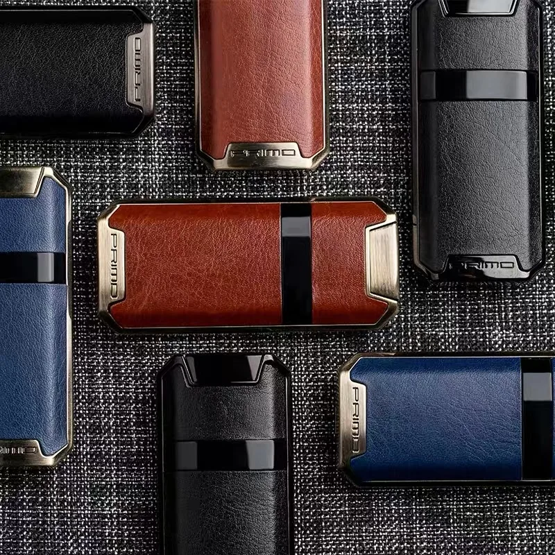 

Arc Electric Lighter, Metal Leather USB Rechargeable, Luxury Plasma Cigarette Lighter Gift for Father