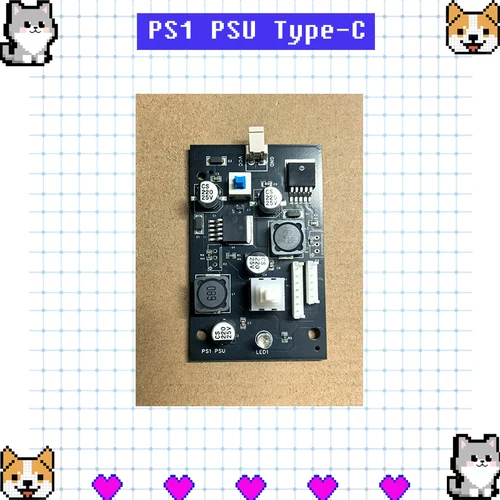 Imagen 2 del producto Nueva placa de alimentación PS1 PSU tipo C 12V para Playstation 1, repuesto de fuente de alimentación para consola de juegos Fat para PS1