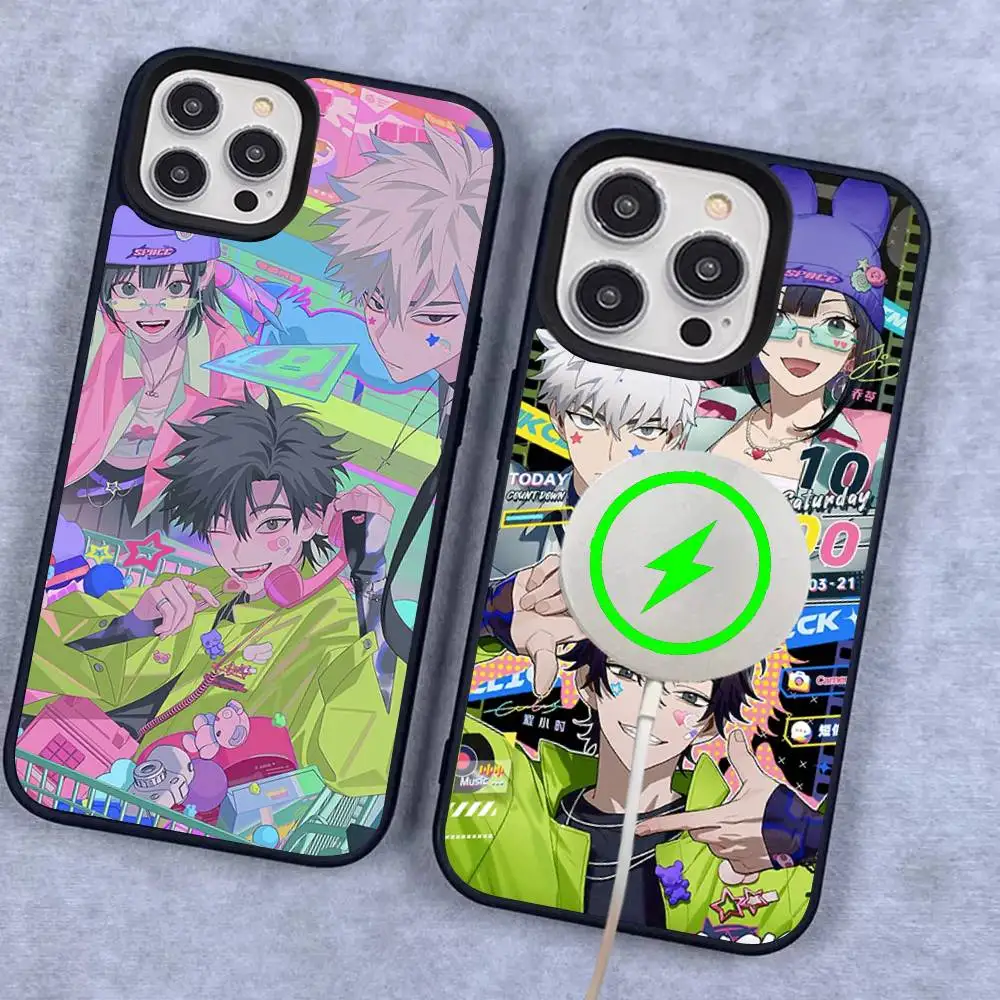 

Popular Anime L-Link-Click Magnetic Wireless Phone Case For IPhone 17 16 15 14 13 12 11 Pro Max Plus Mag Phone Cover