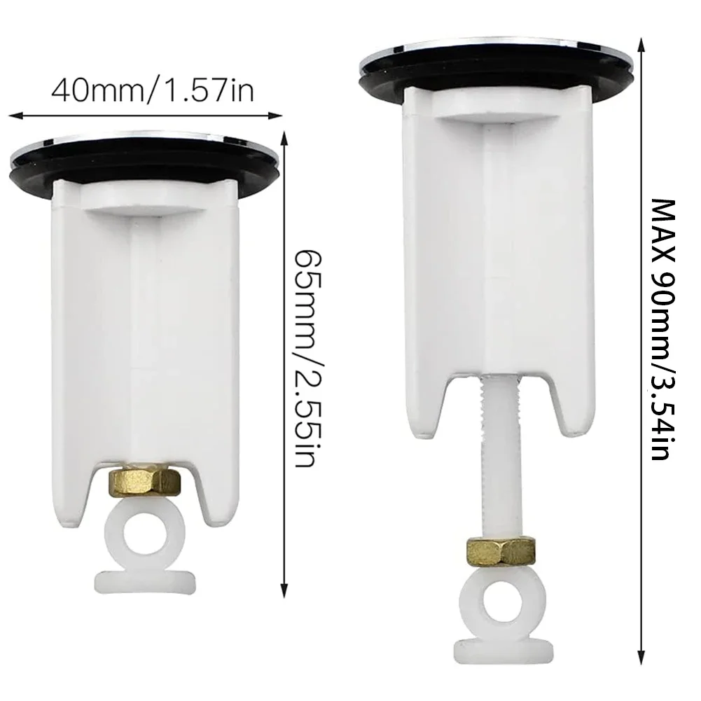 Universal Wash Basin Plug Copper Cover Sink Bathroom 40mm Pop-Up Plug Replacement Drain Plug Bathroom Faucet Fixture