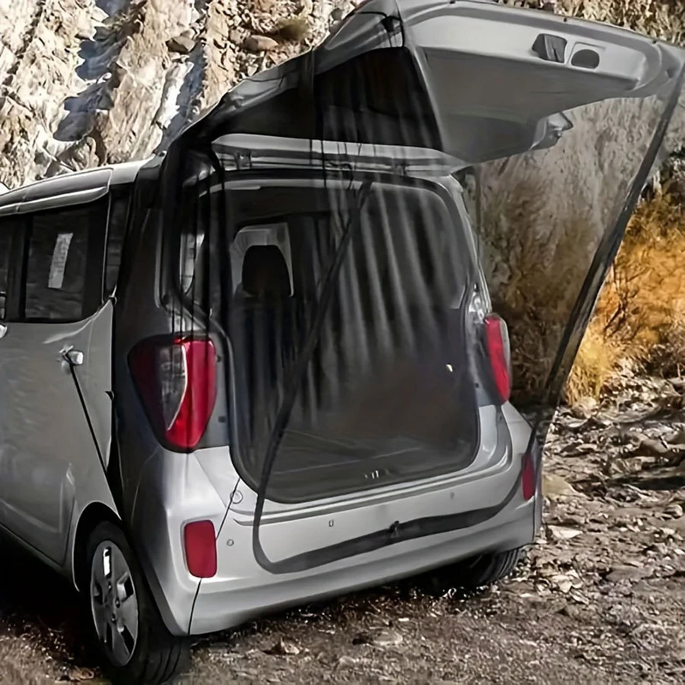 Automotive Tent SUV Tailgate Tent Camping Trip Optimal Comfort Privacy Protection Two Piece Door Design For Most Cars