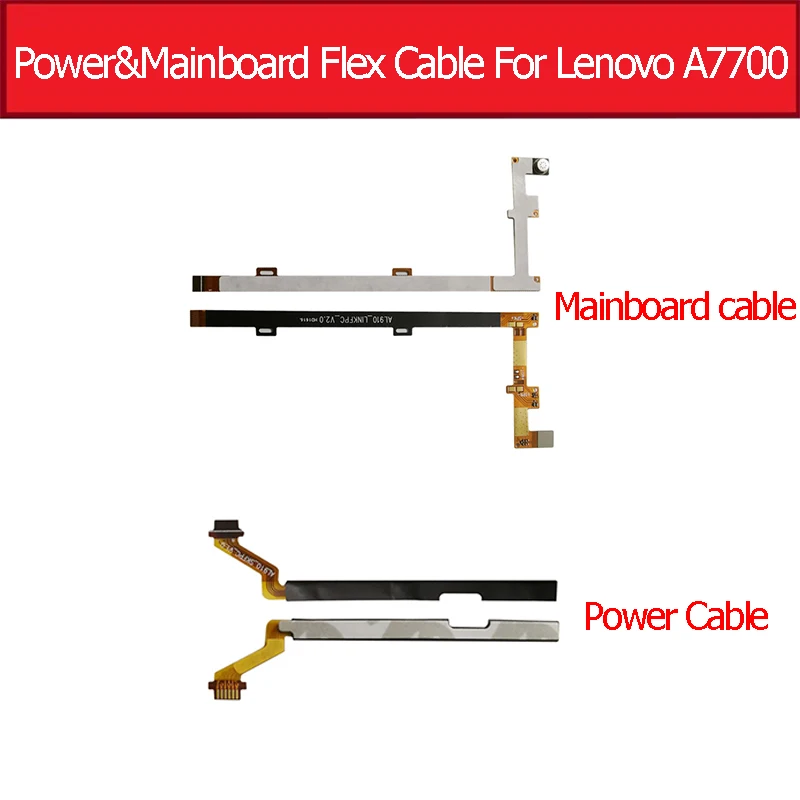 On/Off Power Flex Cable For Lenovo A7700 Mainboard Microphone Motherboard Flex Cable Ribbon Replacement Parts_AL910_LINKFPC_V2.0