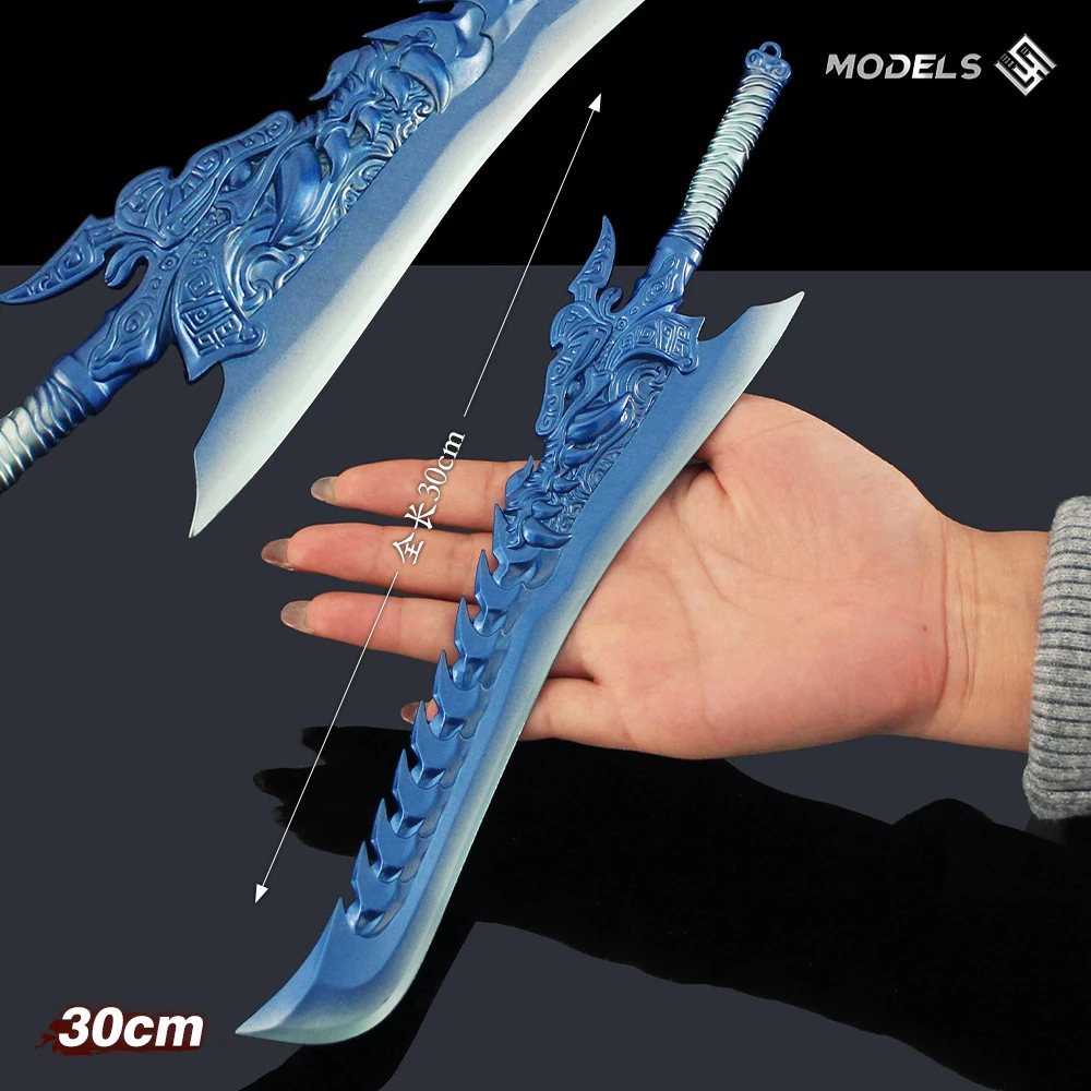 

30cm/11.8in Dragon Teeth Knife Nezha: The Demon Child’s Rebellion Cosplay Metal Party Supplies Game Peripherals Ornaments Toys