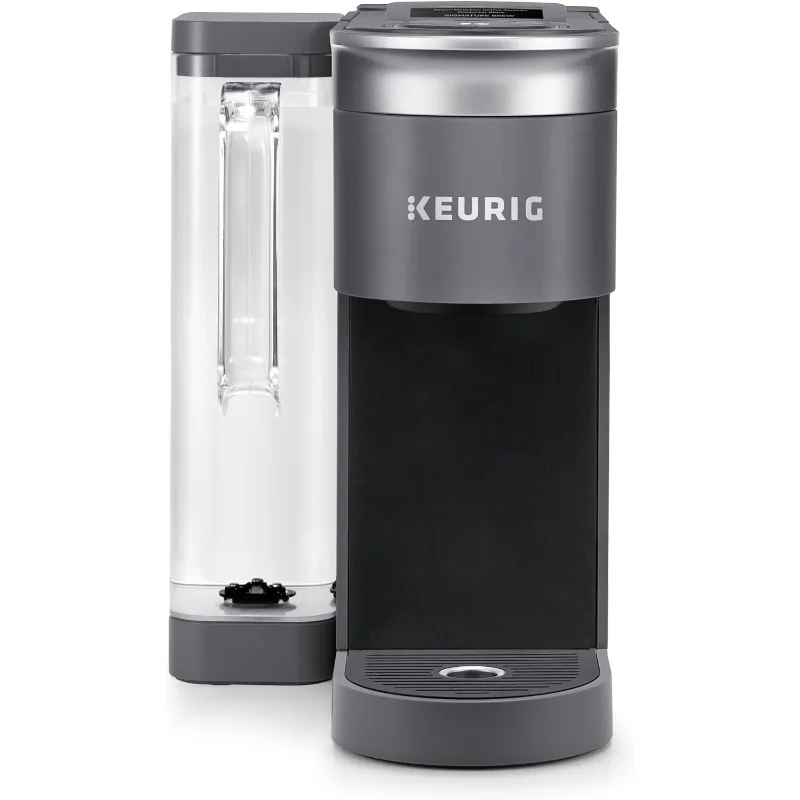 

Кофеварка Keurig K-Supreme SMART для одной порции с поддержкой Wi-Fi, съемным резервуаром на 66 унций, совместимая с Alexa, серая