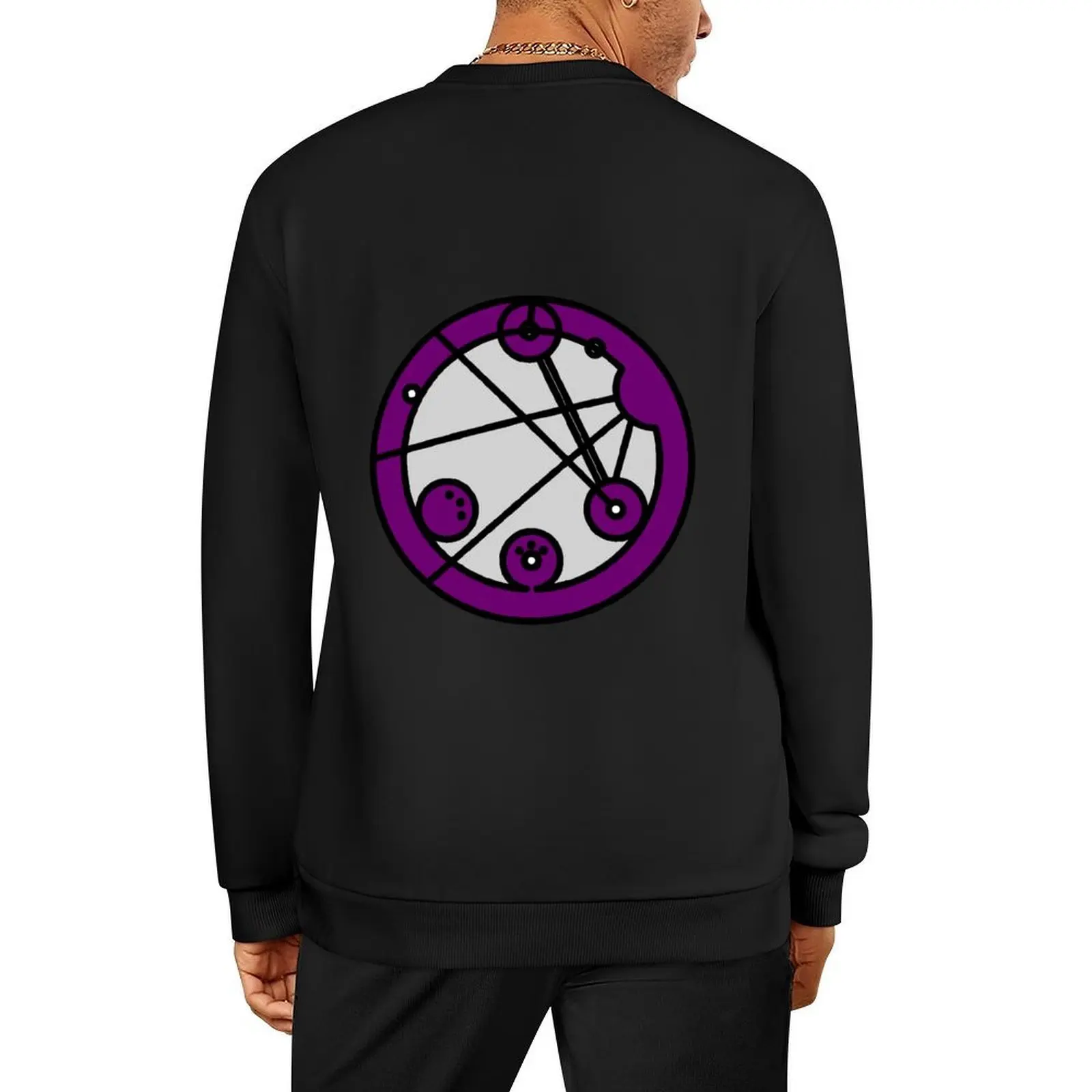 

Demisexual in Circular Gallifreyan in Demisexual Colors Transparent Pullover clothes for men new in sweatshirts