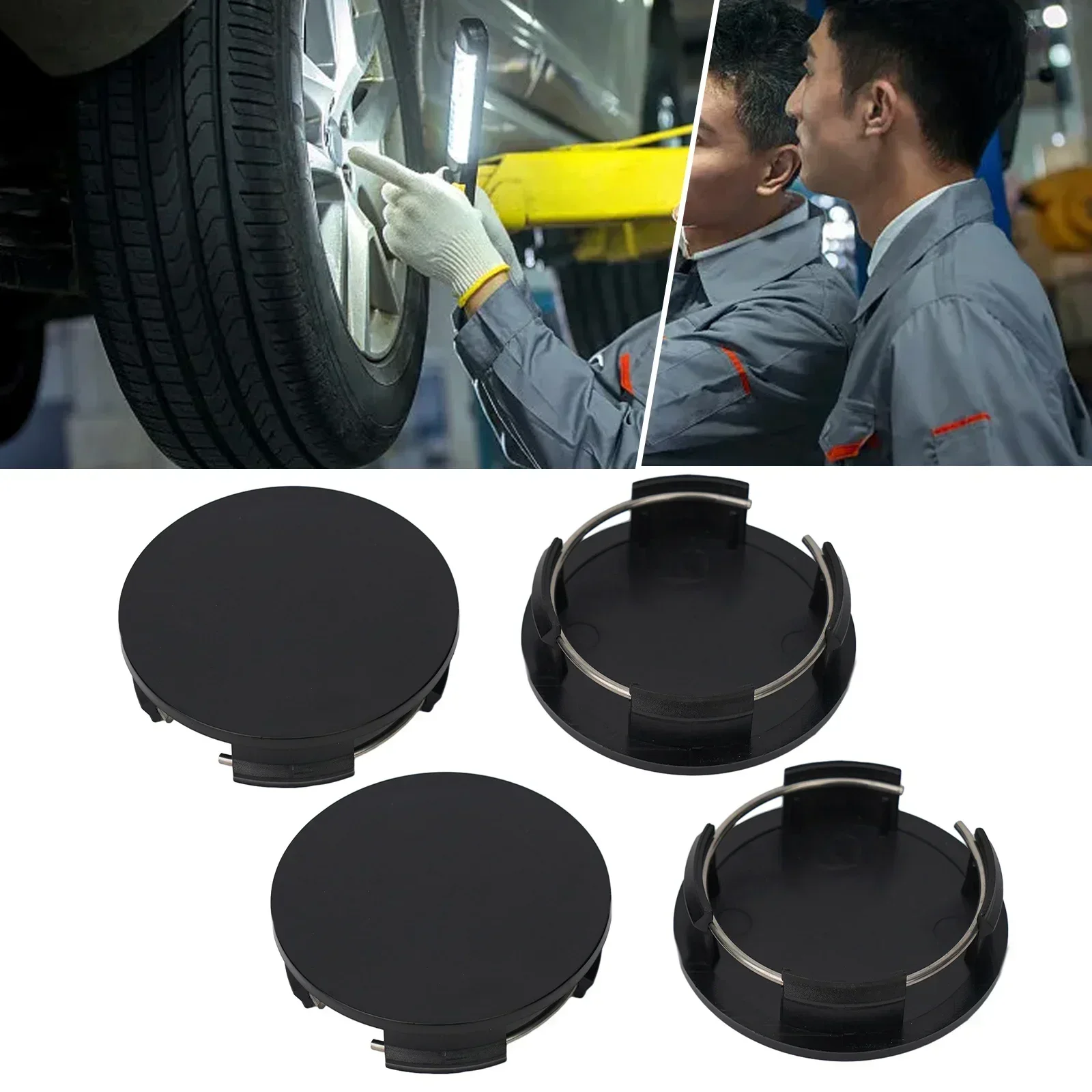 4pcs 57mm Wheel Hubs Center Hub Cap Guard Universal Wheel Rim Hub Cover For Mazda Automobile Repair Accessories Wheel Center Cap