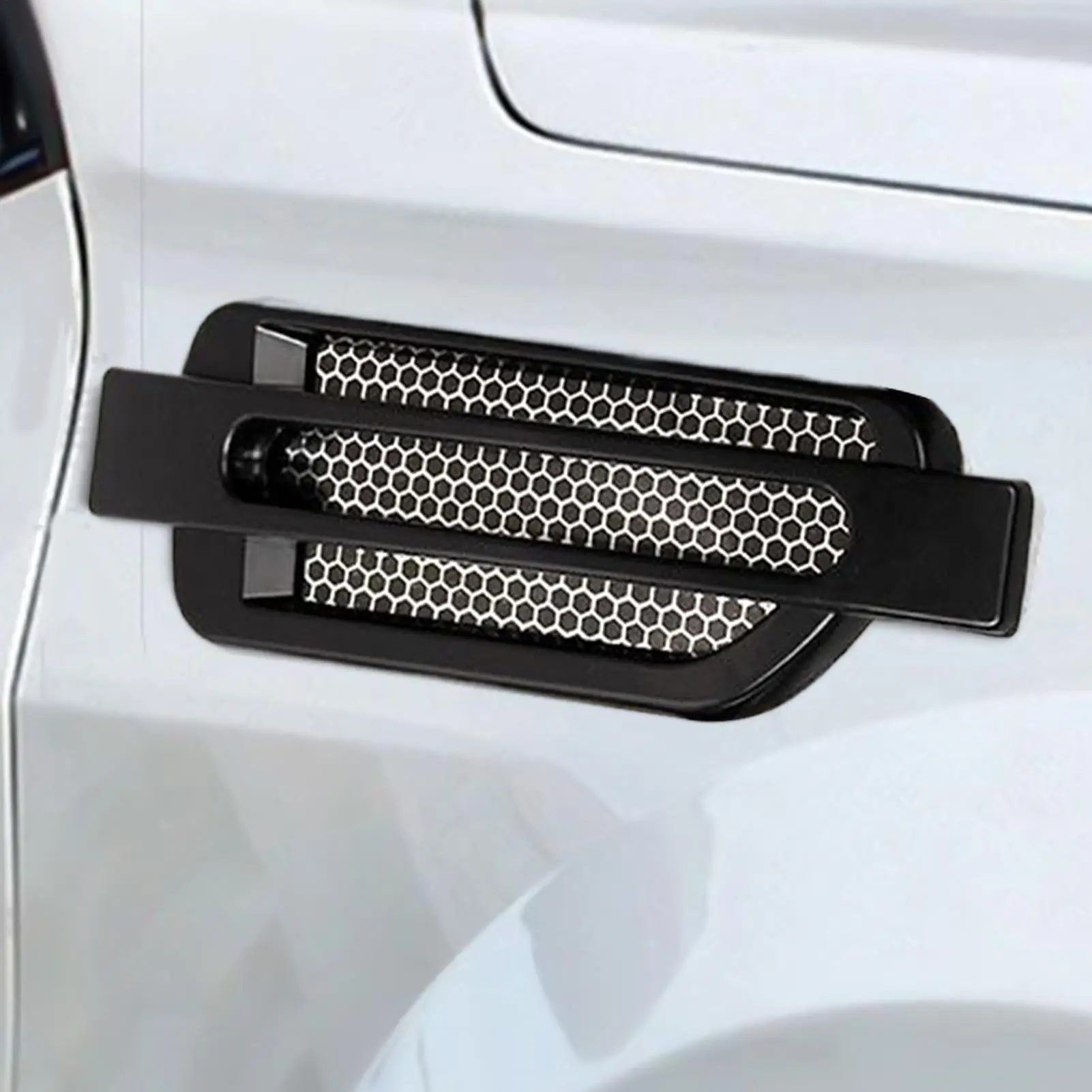 Car Side Vent Sticker 2Pcs/set Air Flow Intake Trim Side Vent Decal Automotive Accessories for Vehicle Hood Bonnet Engine Truck