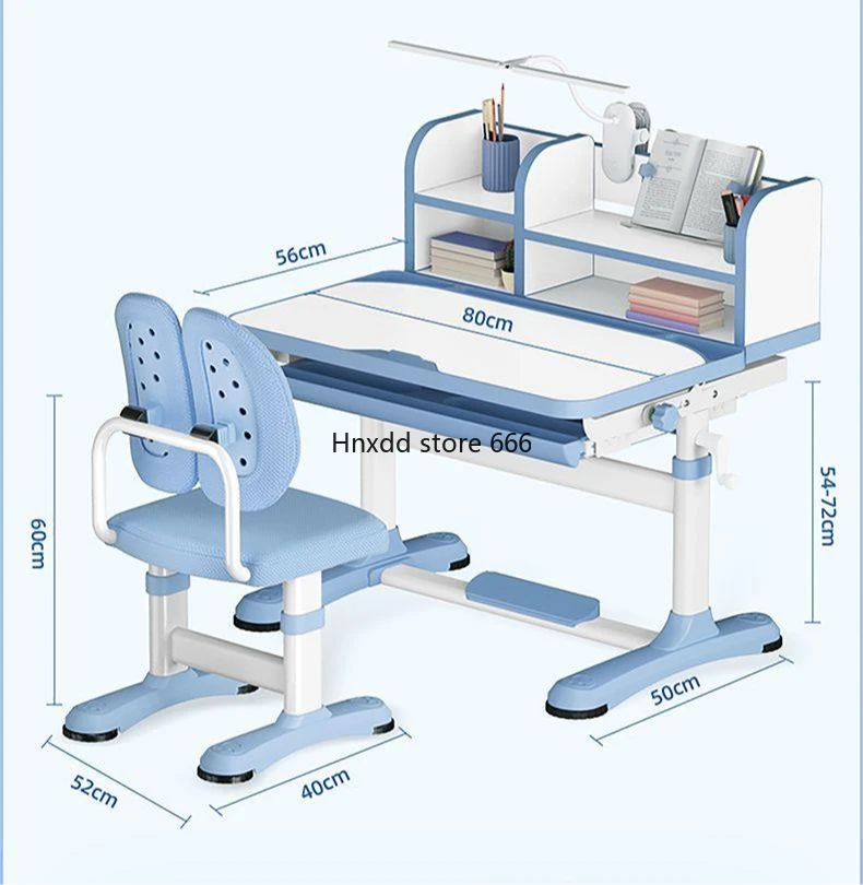 

Primary and secondary school students writing table hand-cranked lifting desk and chair set