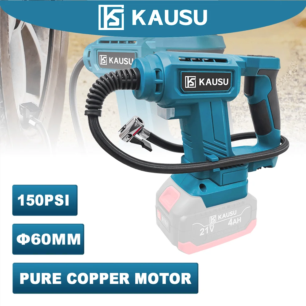 Беспроводной воздушный насос 2 в 1, портативный автомобильный насос для накачивания шин, воздушный компрессор, автоматический надувной насос для батареи Makita 18 В (без батареи)