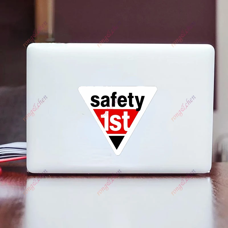 تسجيل سيارة ملصق السلامة 1ST لسيارة دراجة نارية خوذة سباق الكمبيوتر المحمول جذع الجسم نافذة السيارة لوح التزلج مقاوم للماء شارات الفينيل البلاستيكية #6