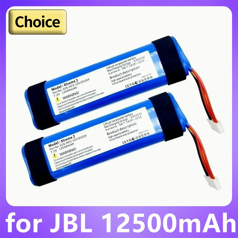 Battery For JBL Xtreme 2 Xtreme2 Original 12500mAh SUN-INTE-103 2INR19/66-2 ID1019 Wireless Bluetooth Speaker Batteriea