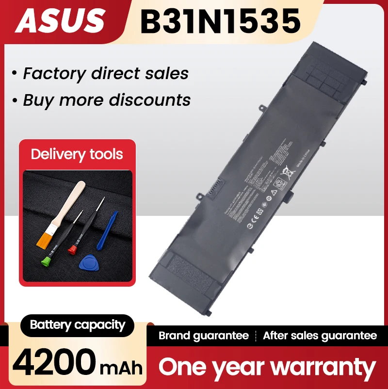 

Bowanda B31N1535 Battery For ASUS ZenBook UX310 UX310UA UX310UQ UX410 UX410U UX410UA UX410UQ U4000U U400UQ RX310U