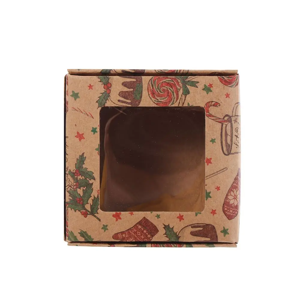 Suministros De Boda, Caja De Regalo Diy De Varios Tamaños, Caja De Navidad, Ventana Kraft — -35%, $0.27 Coupon, from $0.51 – 35% descuento – €0.51