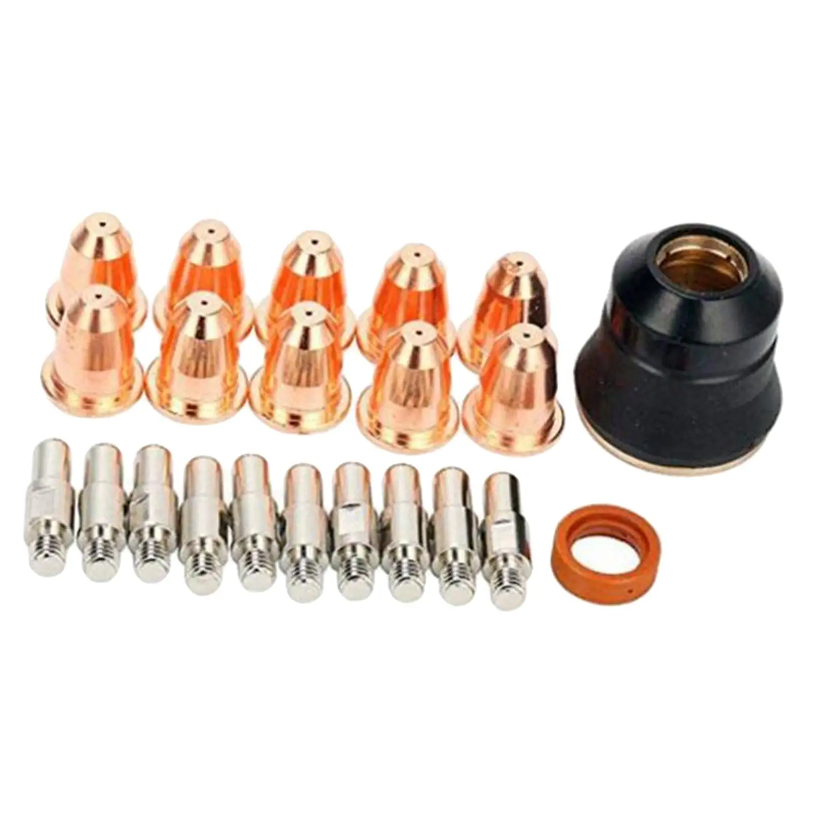 プラズマ切断電極キット,s45,p40,PT-40,pt60,PT-60用ソケット,溶接ツール,22個