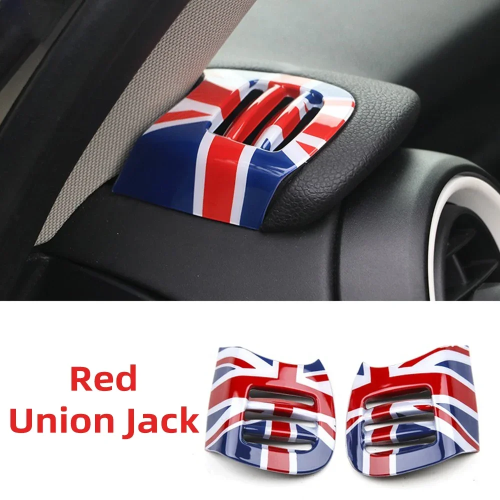 Car A-Pillar Air Outlet Decorative Cover Modified Interior Styling Accessories for MINI Cooper F55 F56 F57 JCW