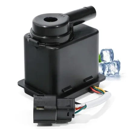 Bomba de repuesto para máquina hielo, carcasa plástico resistente repuesto rápido, color negro, para máquinas hielo