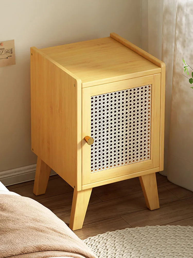 

Customized Bamboo Nightstands for Living Room, Bedside Tables, Shelf Storage Cabinet, Bedroom Shelf, Bed End, Small Cabinets