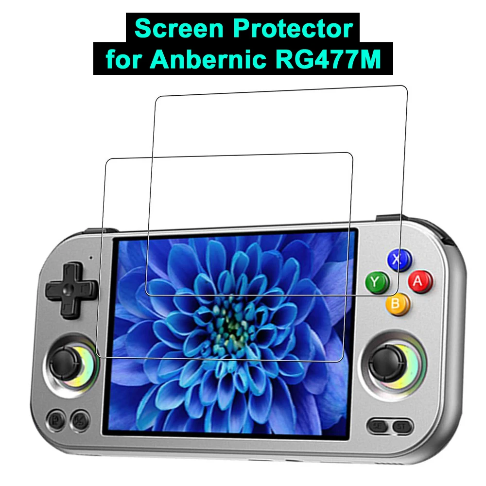 Protective Film for Anbernic RG477M Game Consoles HD Lens Protector Scratch-resistant Tempered Glass Films Gaming Accessories