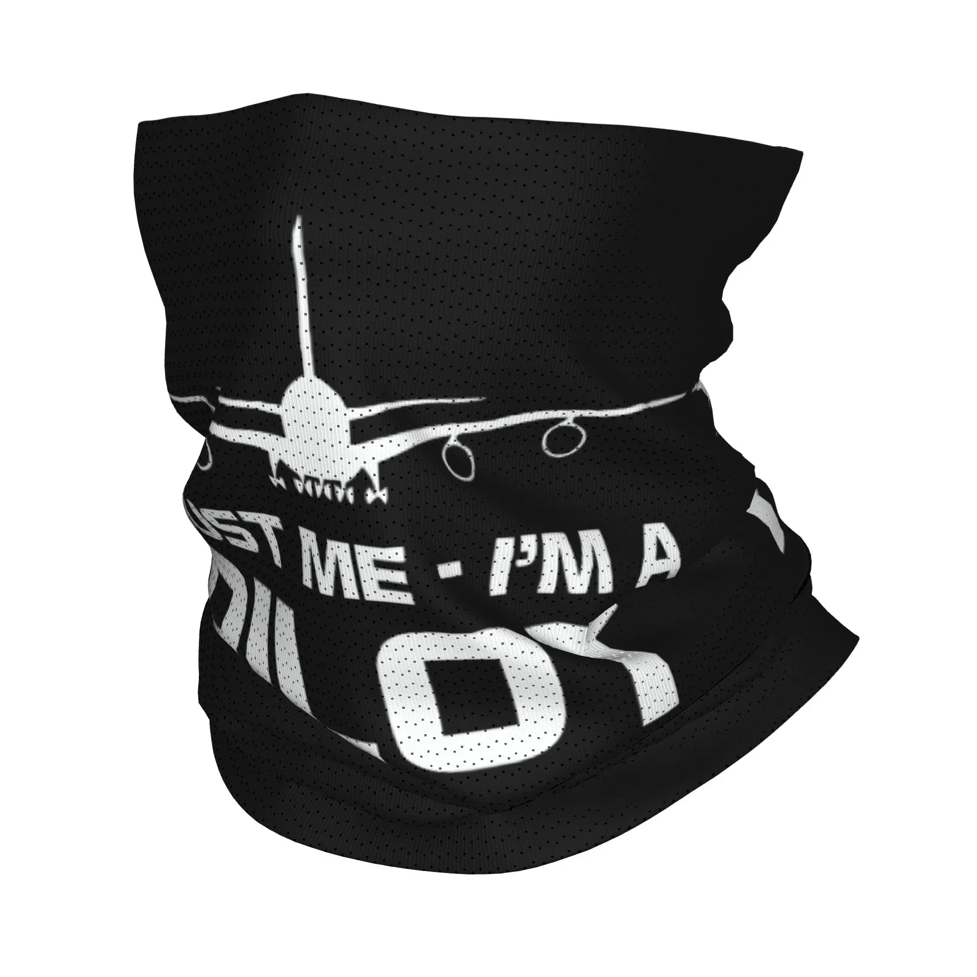 

Многофункциональный тубус-бандана/шарф-воротник для лица с надписью «Trust Me IM A Pilot» для походов, бега, авиации, подарок для пилотов