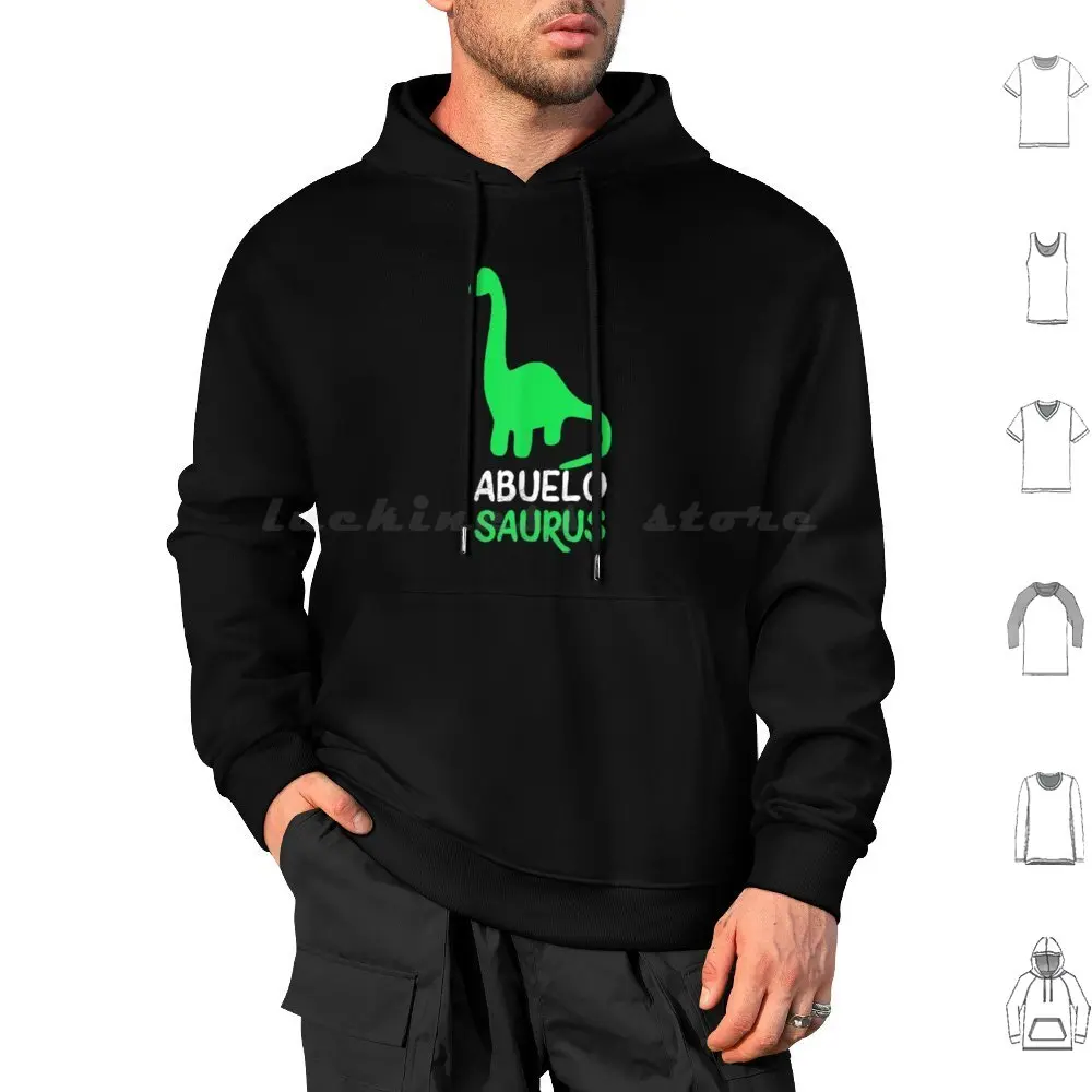 Abuelo-Saurus divertido dinosaurio Abuelosaurus regalo Día del Padre sudaderas con capucha de manga larga papá papá Día del Padre Damily papá