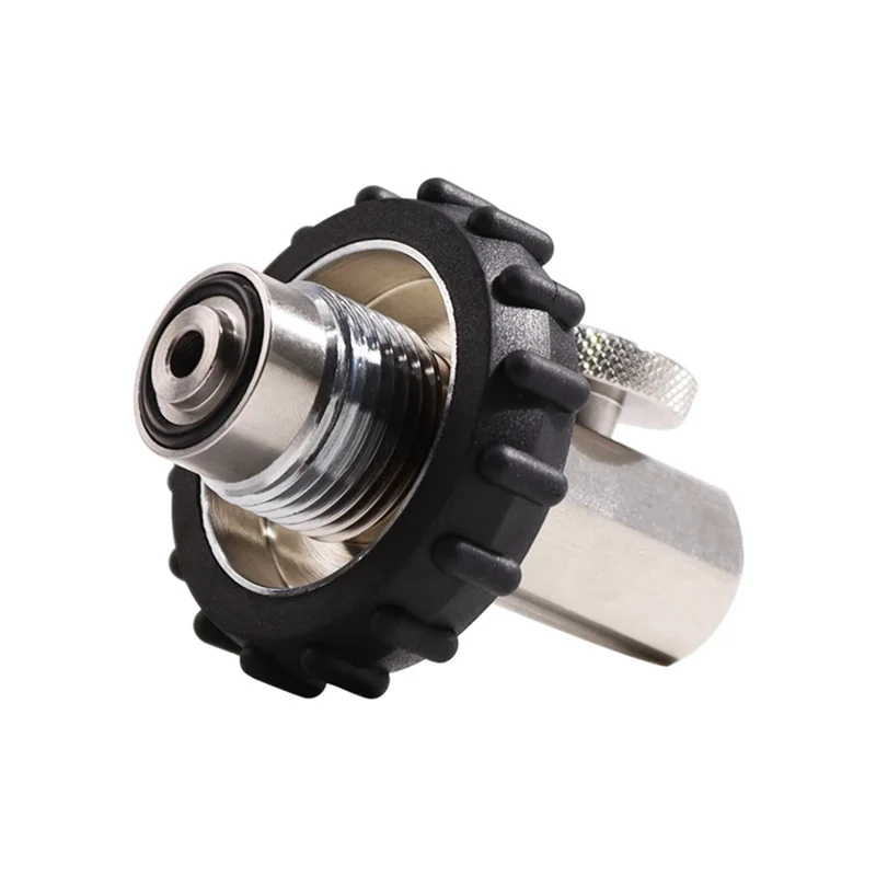 

Diving Inflation Valve Connector Fill Station Scuba Diving Regulator DIN G5/8-14 To Female 1/4NPT Scba-B09B