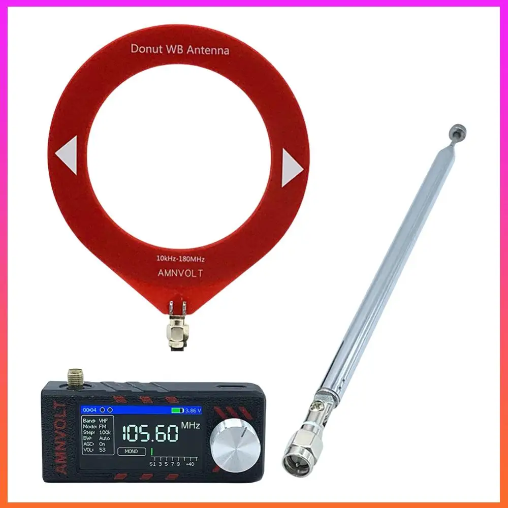 SI4732 LSB USB AM FM FM/AM راديو 1.9 بوصة IPS شاشة راديو محمول مع هوائي DSP راديو #5