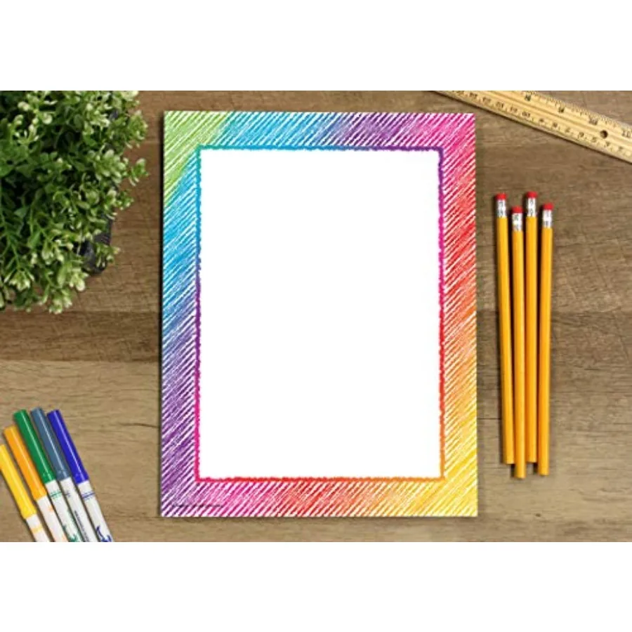 Colorful Scribble Computer Paper